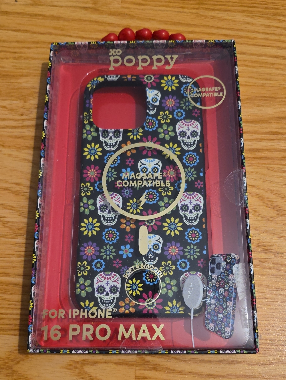 Xo Poppy Día de los Muertos Case iPhone 16 Pro Max
